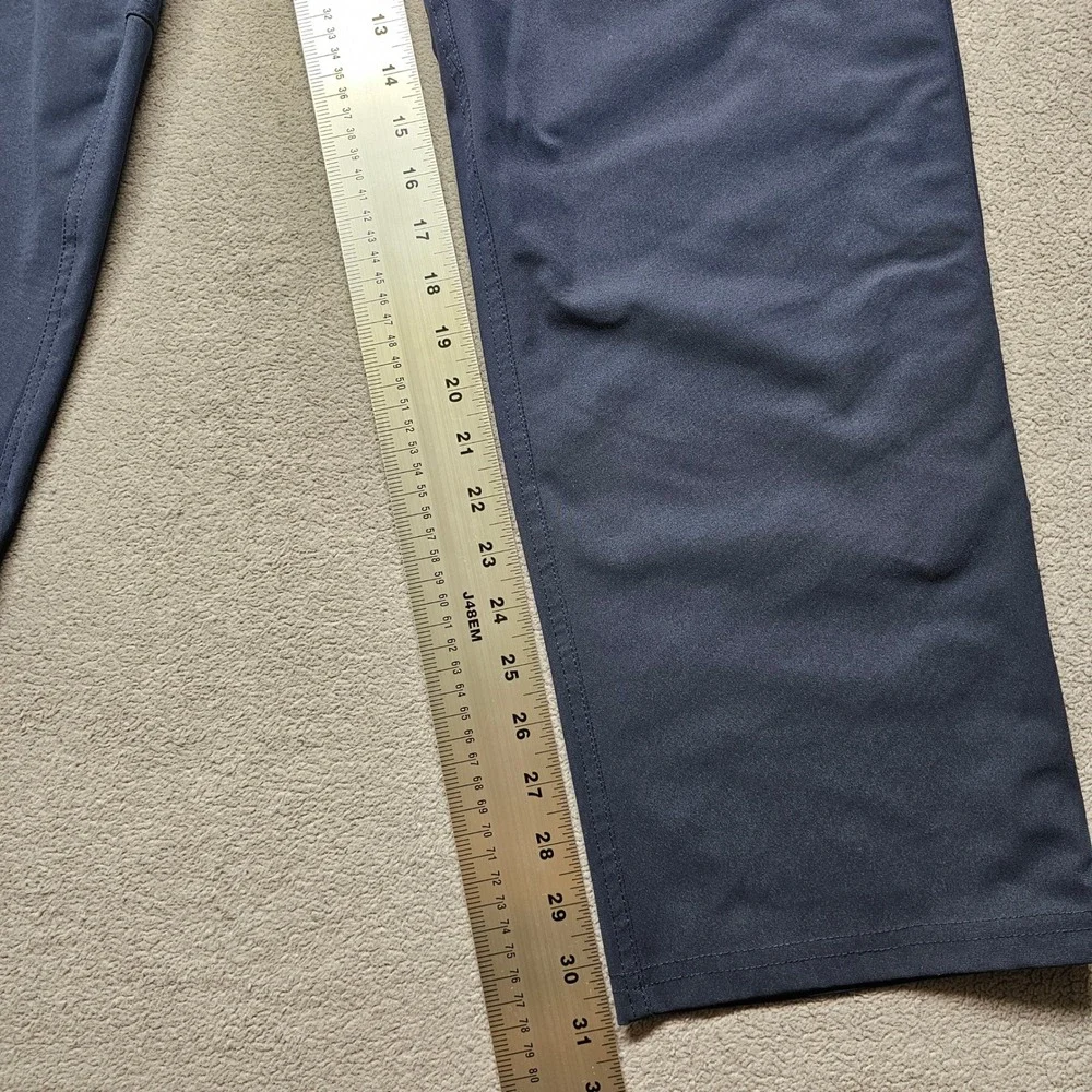 Lululemon Mens Commission‎ Pant Classic Navy Blue 36 Tech Chino Trousers LM5ADGT